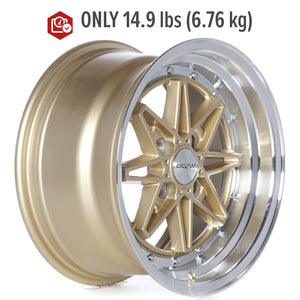 Circuit Performance CP24 Gloss Gold 4x100 | 15x8 | +25mm / 5.48