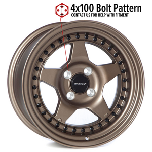 Circuit Performance CP26 Matte Bronze 4x100 | 15x8 | +25mm / 5.48