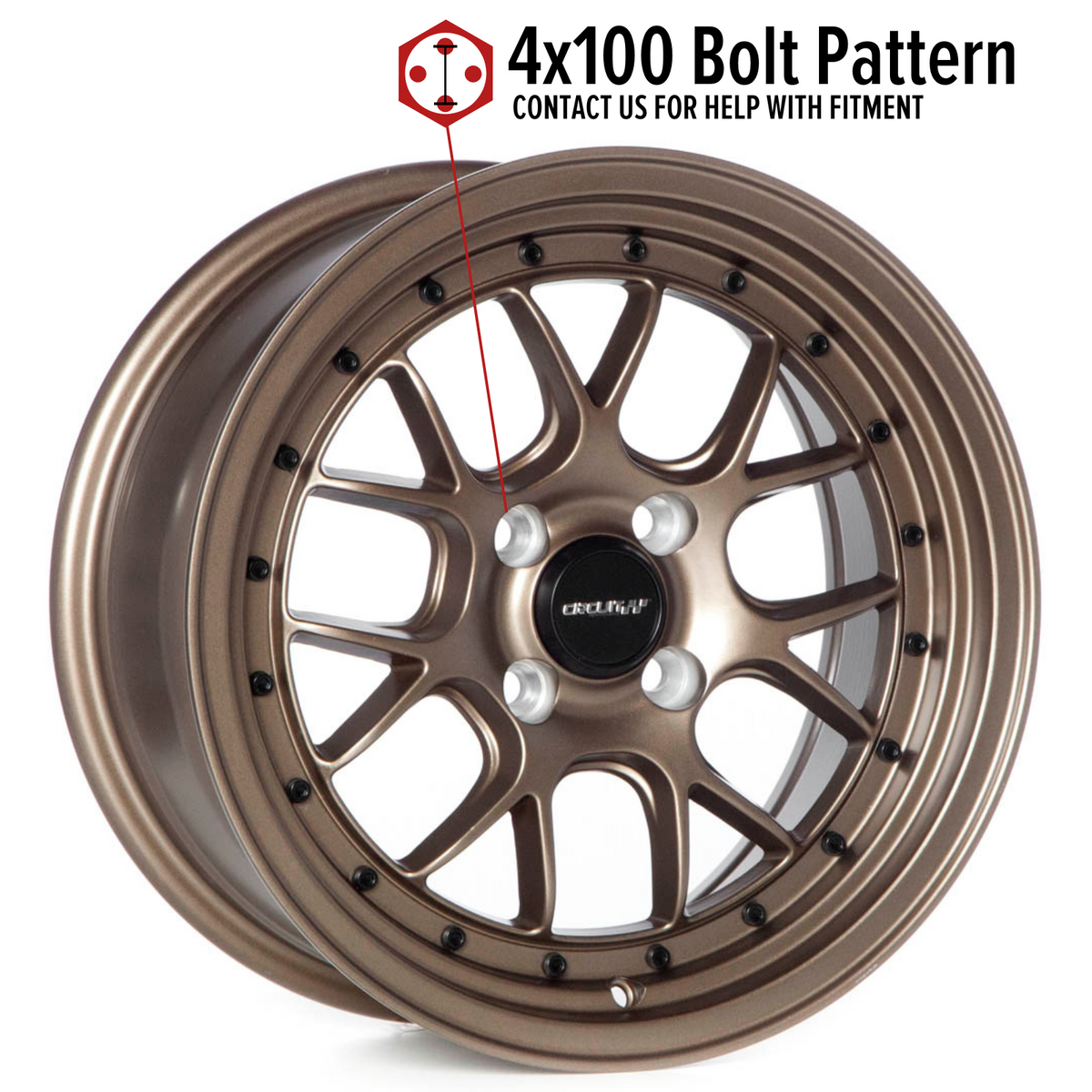 Circuit Performance CP27 Matte Bronze 4x100 | 15x7 | +35mm / 5.38