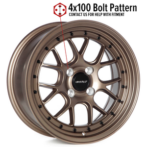 Circuit Performance CP27 Matte Bronze 4x100 | 15x7 | +35mm / 5.38