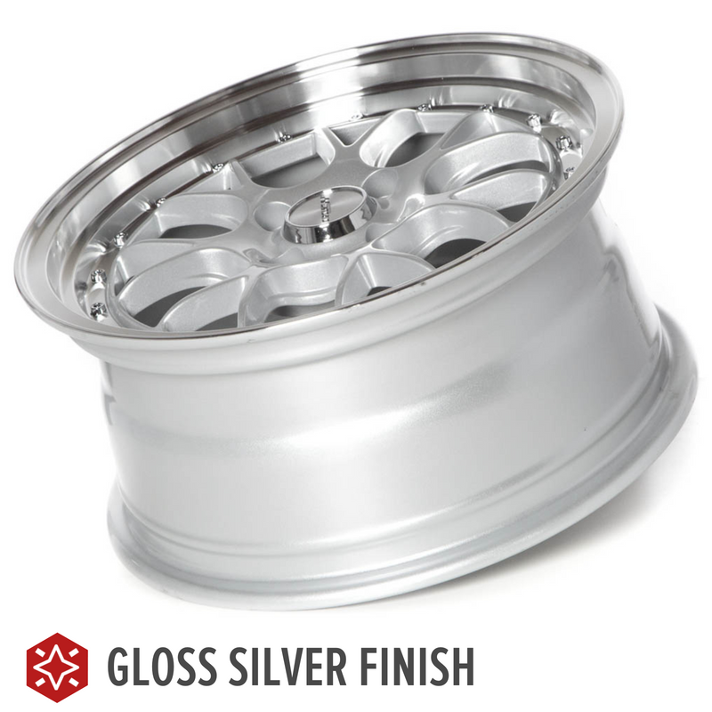 Circuit Performance CP27 Gloss Silver 4x100 | 15x7 | +35mm / 5.38