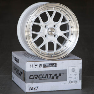 Circuit Performance CP27 Gloss White 4x100 | 15x7 | +35mm / 5.38