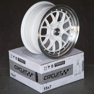 Circuit Performance CP27 Gloss White 4x100 | 15x7 | +35mm / 5.38