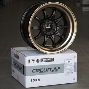 Circuit Performance CP29 Matte Black/Bronze 4x100 | 15x8 | +0mm / 4.5