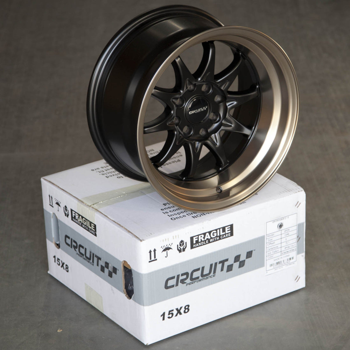 Circuit Performance CP29 Matte Black/Bronze 4x100 | 15x8 | +0mm / 4.5
