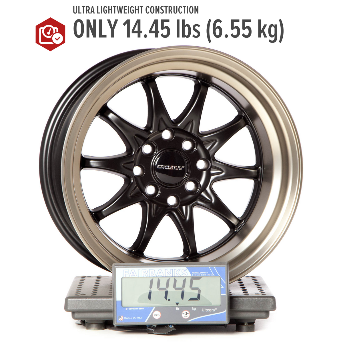 Circuit Performance CP29 Matte Black/Bronze 4x100 | 15x8 | +0mm / 4.5