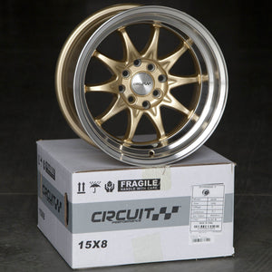 Circuit Performance CP29 Gloss Gold 4x100 | 15x8 | +0mm / 4.5
