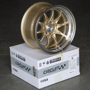 Circuit Performance CP29 Gloss Gold 4x100 | 15x8 | +0mm / 4.5