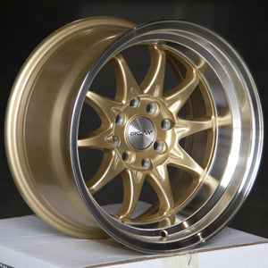 Circuit Performance CP29 Gloss Gold 4x100 | 15x8 | +0mm / 4.5