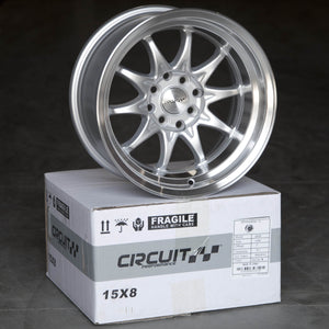 Circuit Performance CP29 Gloss Silver 4x100 | 15x8 | +0mm / 4.5