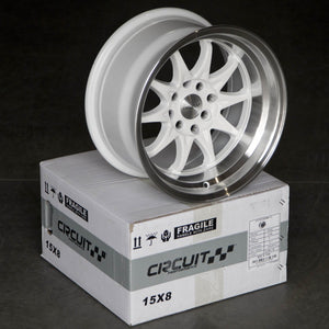 Circuit Performance CP29 Gloss White 4x100 | 15x8 | +0mm / 4.5