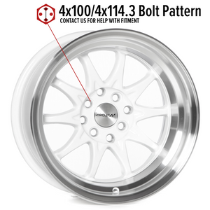 Circuit Performance CP29 Gloss White 4x100 | 15x8 | +0mm / 4.5