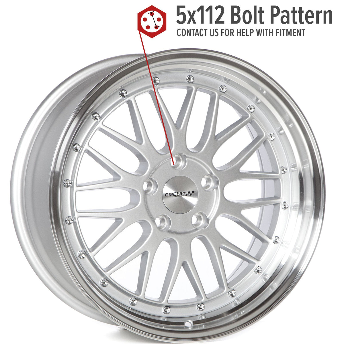 Circuit Performance CP30 Silver 5x112 | 18x9 | +35mm / 6.38