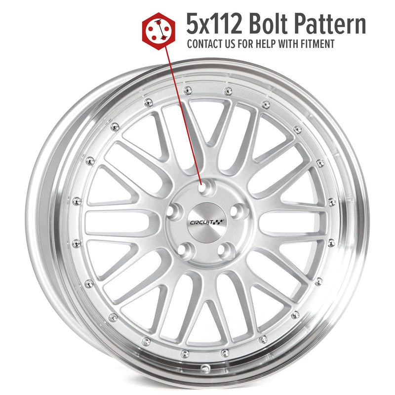 Circuit Performance CP30 Silver 5x112 | 19x8.5 | +35mm / 6.13