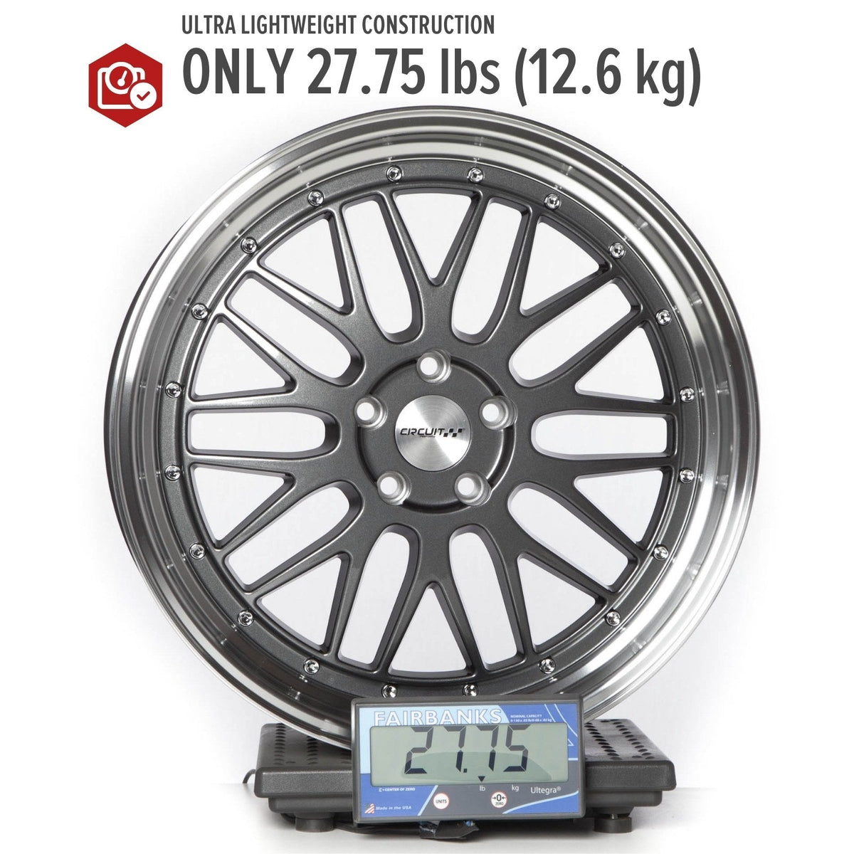 Circuit Performance CP30 Gloss Gunmetal 5x114.3 | 20x8.5 | +35mm / 6.13