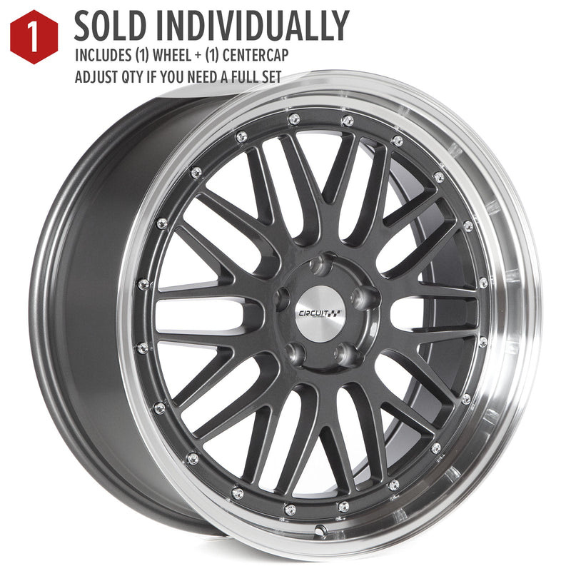 Circuit Performance CP30 Gloss Gunmetal 5x114.3 | 20x8.5 | +35mm / 6.13
