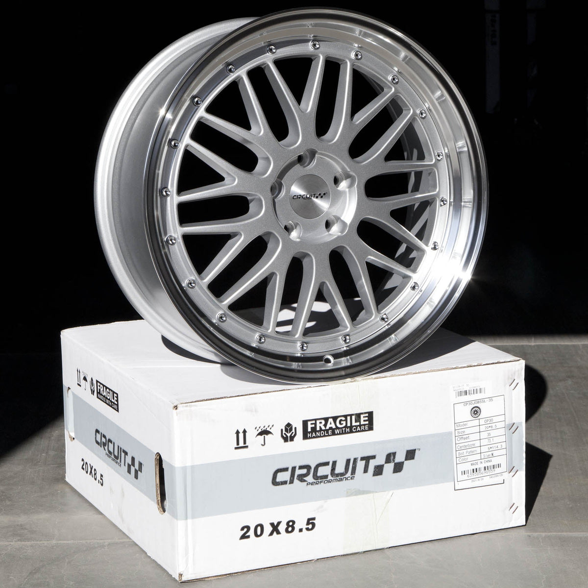 Circuit Performance CP30 Silver 5x114.3 | 20x8.5 | +35mm / 6.13