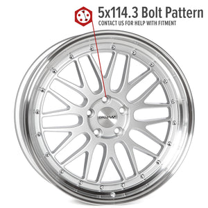 Circuit Performance CP30 Silver 5x114.3 | 20x8.5 | +35mm / 6.13