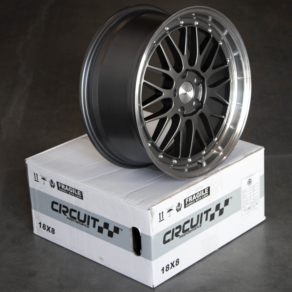 Circuit Performance CP30 Gloss Gunmetal 5x114.3 | 18x8 | +35mm / 5.88