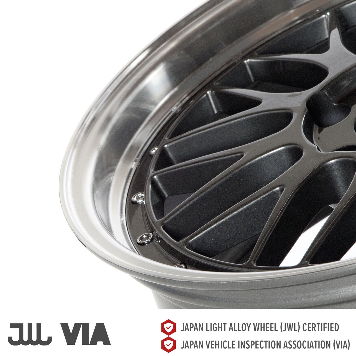 Circuit Performance CP30 Gloss Gunmetal 5x112 | 18x8 | +35mm / 5.88