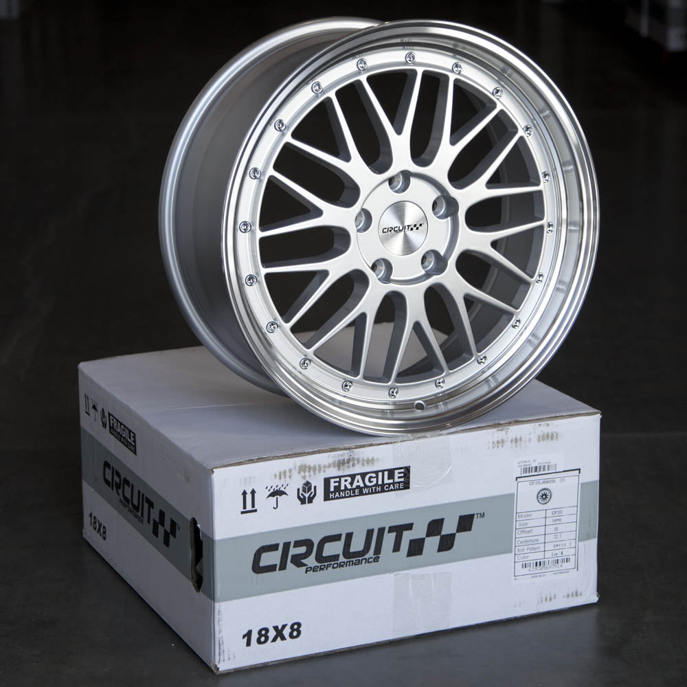 Circuit Performance CP30 Silver 5x120 | 18x8 | +35mm / 5.88