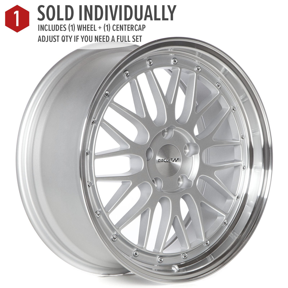 Circuit Performance CP30 Silver 5x112 | 18x8 | +35mm / 5.88