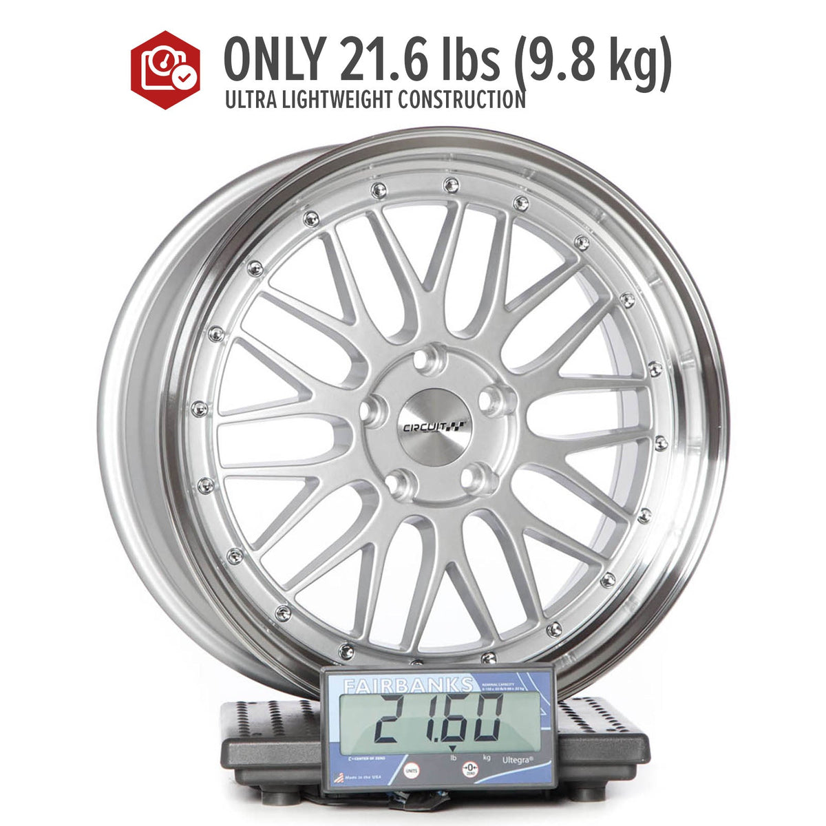 Circuit Performance CP30 Silver 5x112 | 18x8 | +35mm / 5.88