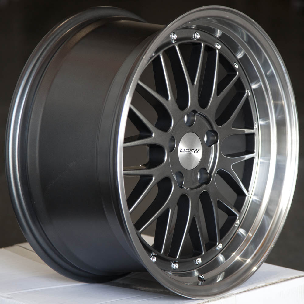 Circuit Performance CP30 Gloss Gunmetal 5x112 | 18x9 | +35mm / 6.38