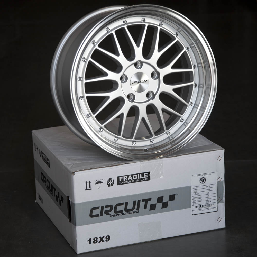 Circuit Performance CP30 Silver 5x114.3 | 18x9 | +35mm / 6.38