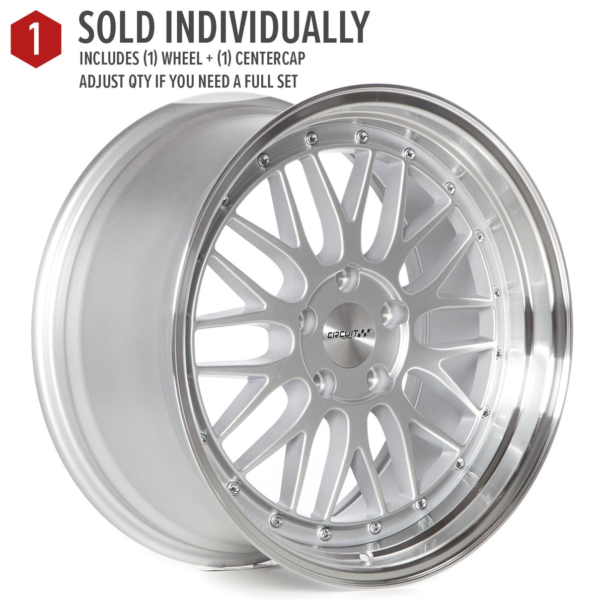 Circuit Performance CP30 Silver 5x112 | 18x9 | +35mm / 6.38