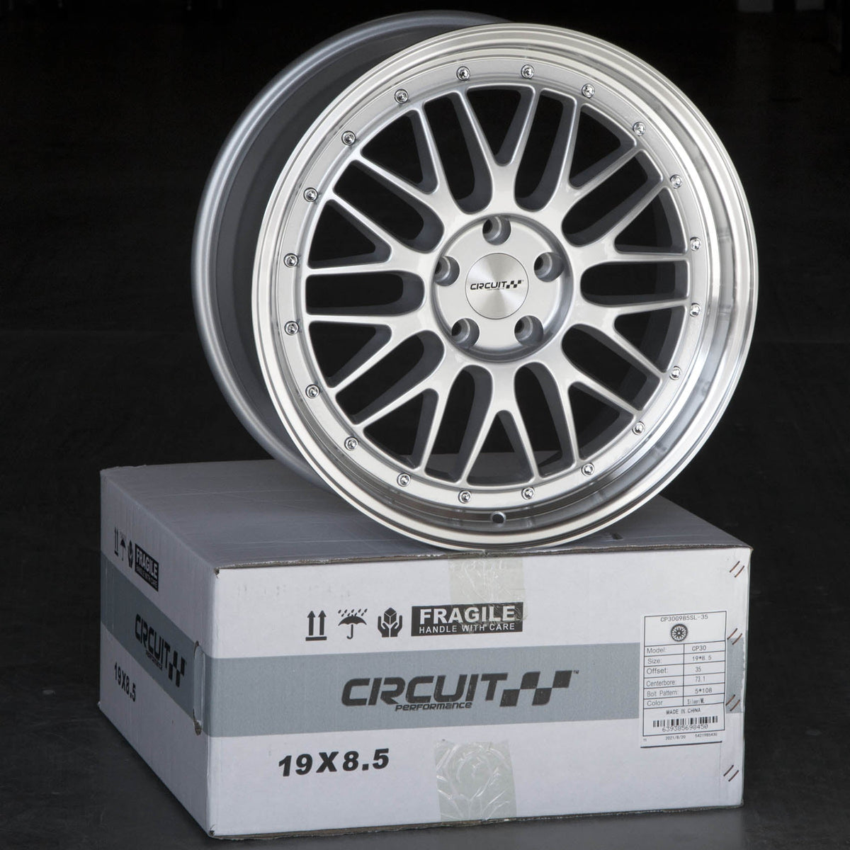 Circuit Performance CP30 Silver 5x114.3 | 19x8.5 | +35mm / 6.13