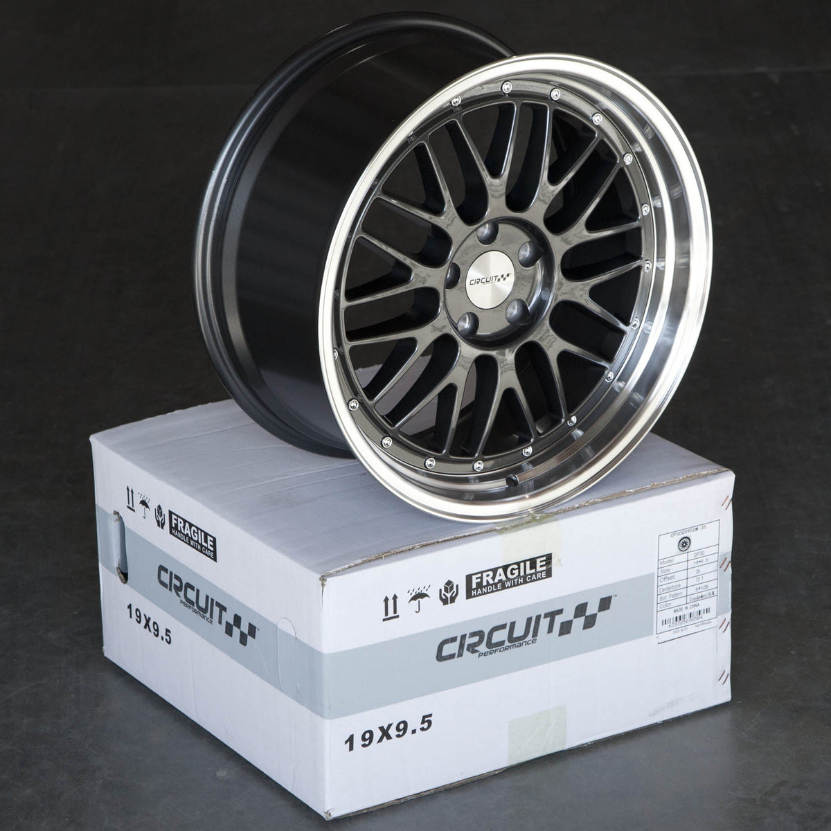 Circuit Performance CP30 Gloss Gunmetal 5x114.3 | 19x9.5 | +35mm / 6.63