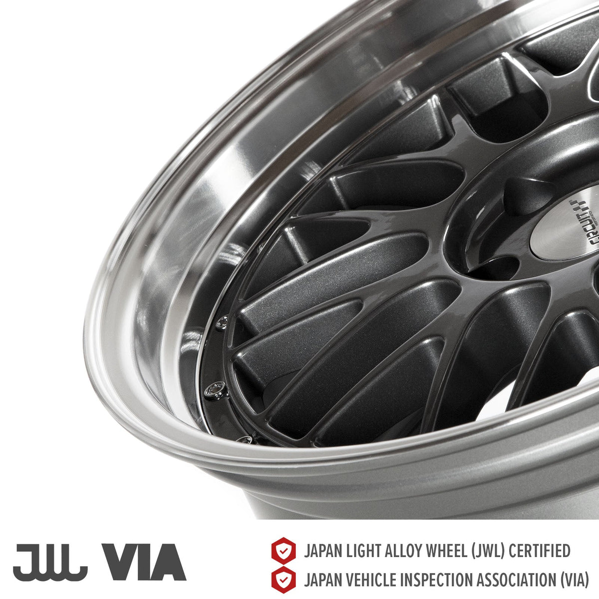 Circuit Performance CP30 Gloss Gunmetal 5x120 | 19x9.5 | +35mm / 6.63