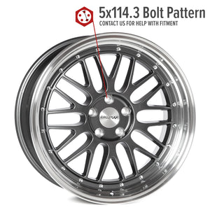 Circuit Performance CP30 Gloss Gunmetal 5x114.3 | 19x9.5 | +35mm / 6.63