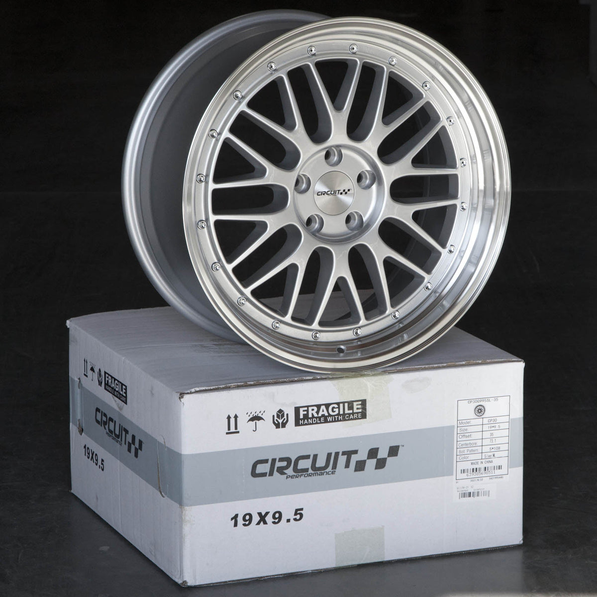 Circuit Performance CP30 Silver 5x112 | 19x9.5 | +35mm / 6.63