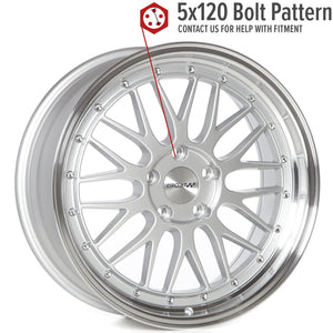 Circuit Performance CP30 Silver 5x120 | 18x8 | +35mm / 5.88