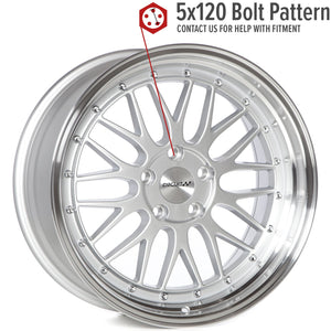 Circuit Performance CP30 Silver 5x120 | 18x9 | +35mm / 6.38