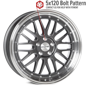 Circuit Performance CP30 Gloss Gunmetal 5x120 | 19x8.5 | +35mm / 6.13