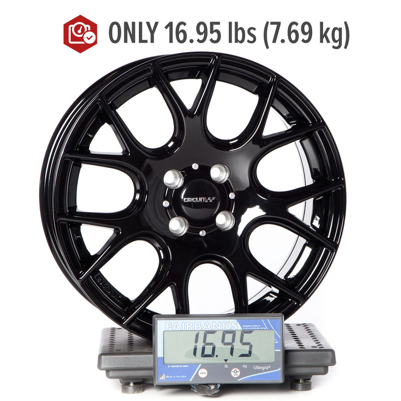 Circuit Performance CP31 Full Gloss Black 4x100 | 16x7 | +40mm / 5.57