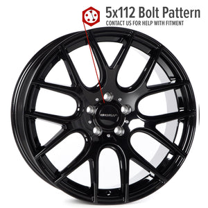 Circuit Performance CP31 Full Gloss Black 5x112 | 19x8.5 | +35mm / 6.13