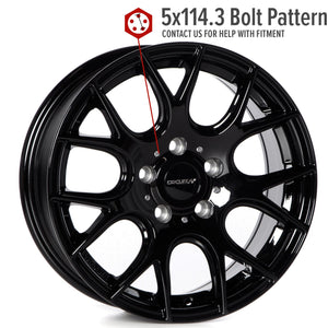 Circuit Performance CP31 Full Gloss Black 5x114.3 | 16x7 | +40mm / 5.57