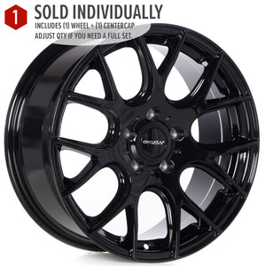 Circuit Performance CP31 Full Gloss Black 5x114.3 | 17x7.5 | +40mm / 5.82