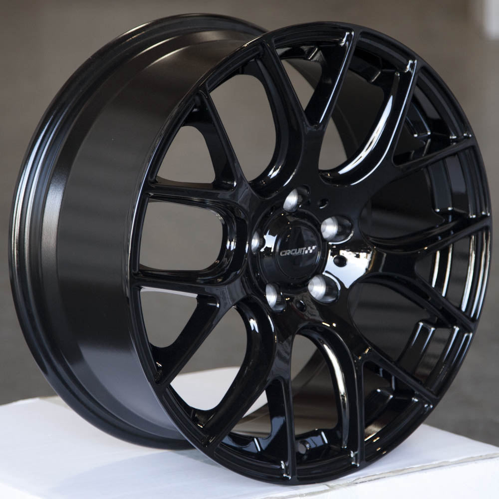 Circuit Performance CP31 Full Gloss Black 5x114.3 | 18x8 | +40mm / 6.07