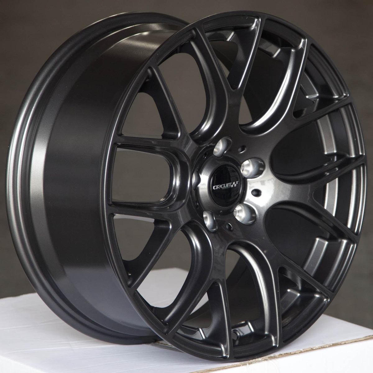 Circuit Performance CP31 Gloss Gunmetal 5x114.3 | 18x8 | +40mm / 6.07