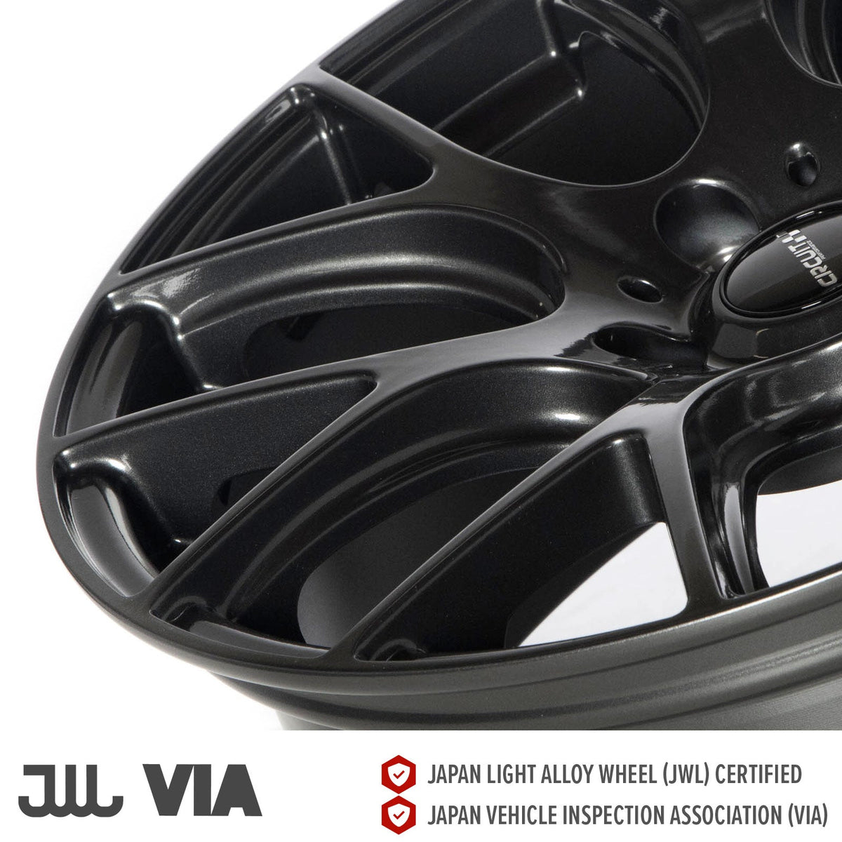 Circuit Performance CP31 Gloss Gunmetal 5x114.3 | 18x8 | +40mm / 6.07