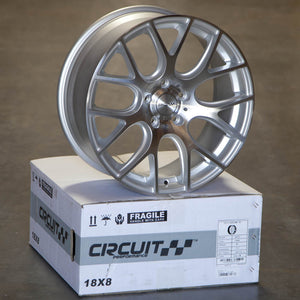 Circuit Performance CP31 Silver/Machined 5x114.3 | 18x8 | +40mm / 6.07