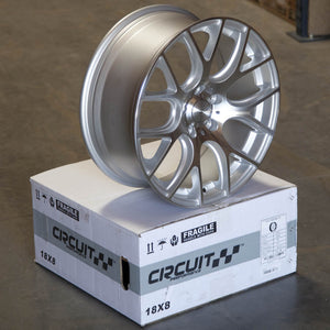 Circuit Performance CP31 Silver/Machined 5x114.3 | 18x8 | +40mm / 6.07