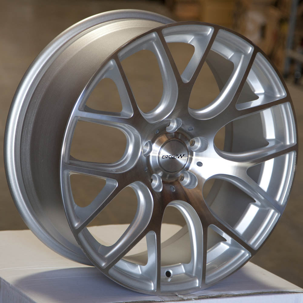 Circuit Performance CP31 Silver/Machined 5x114.3 | 18x8 | +40mm / 6.07