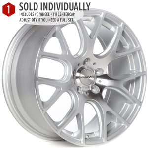 Circuit Performance CP31 Silver/Machined 5x114.3 | 18x8 | +40mm / 6.07