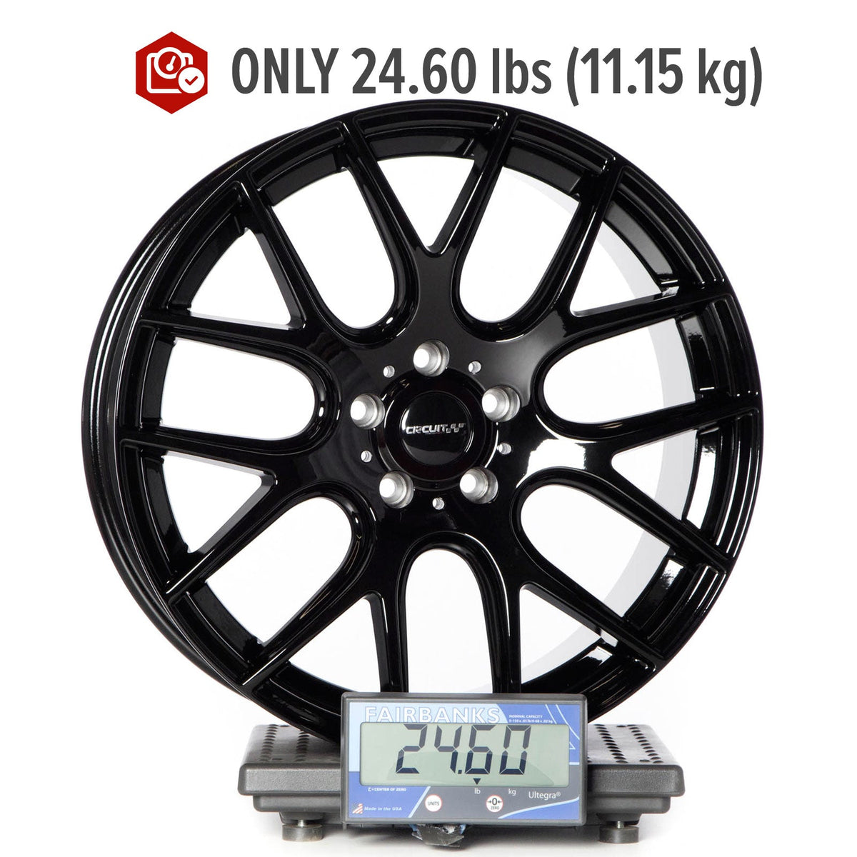 Circuit Performance CP31 Full Gloss Black 5x114.3 | 19x8.5 | +35mm / 6.13